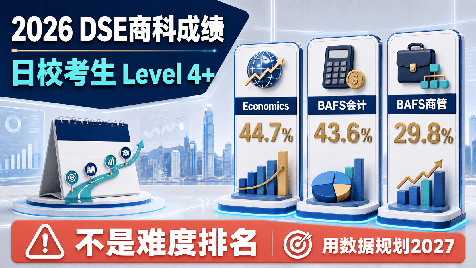 2026 DSE商科成绩拆解:Economics与BAFS数据给2027考生的启示