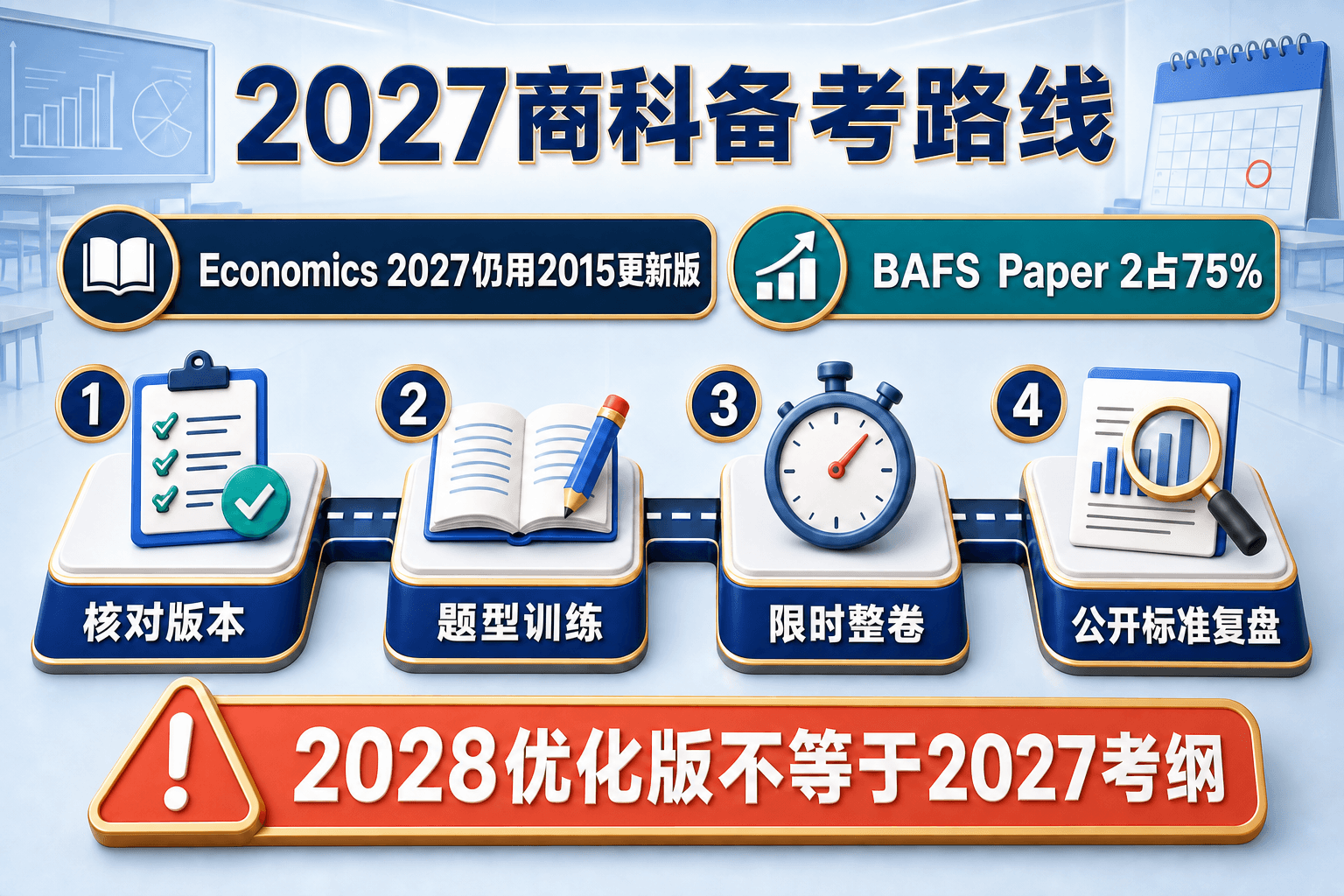 2027 DSE商科备考路线:核对版本、题型训练、限时整卷与公开标准复盘
