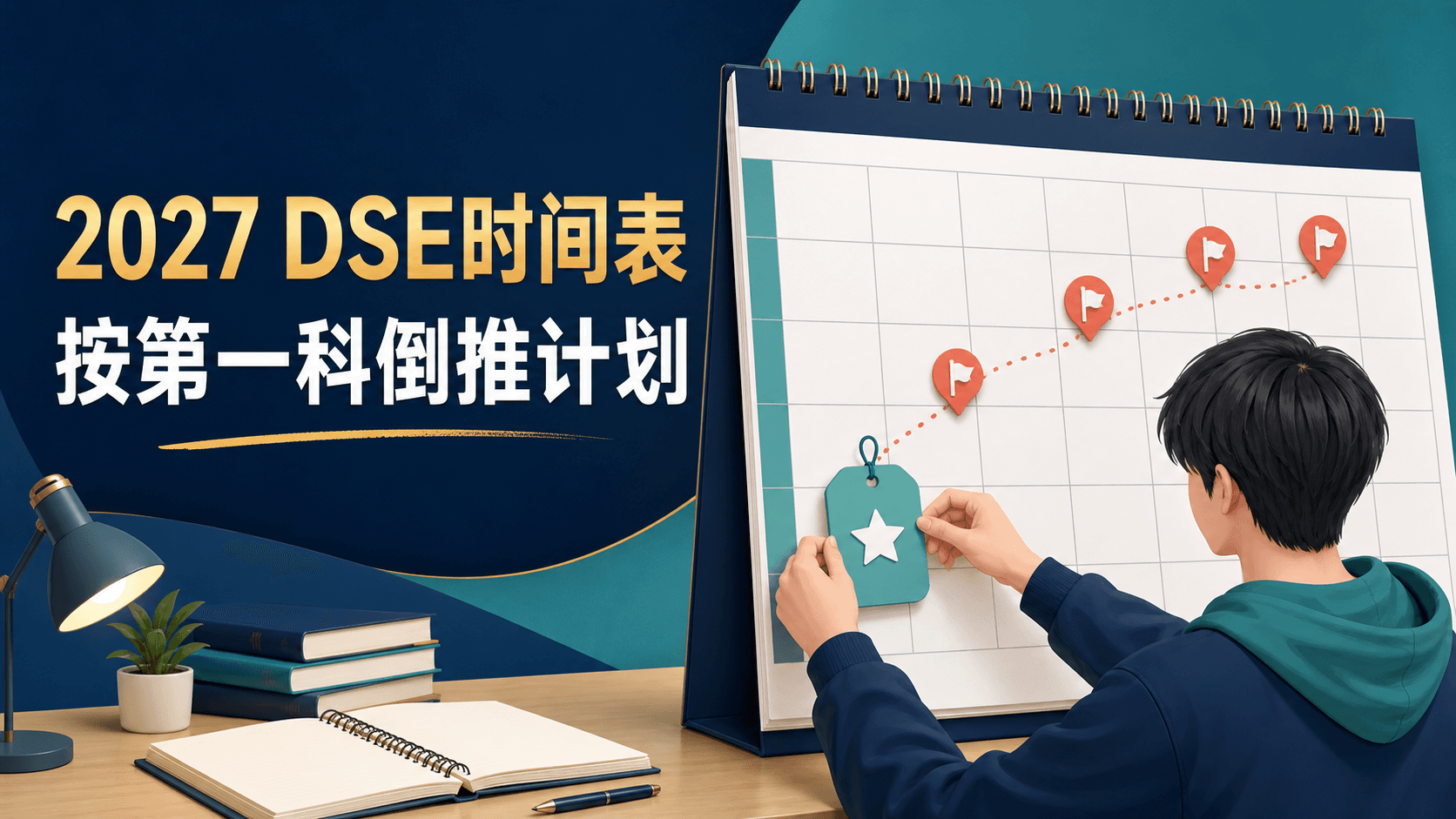 2027 DSE时间表:内地考生按自己的第一科制定180/90/30天复习计划
