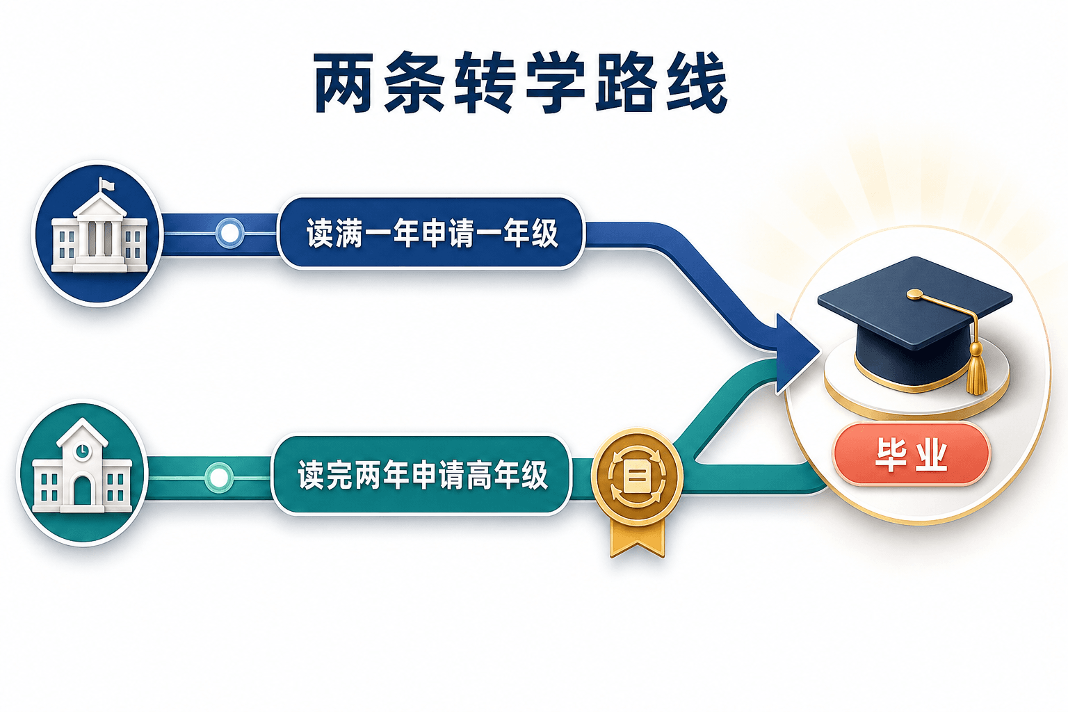 副学士转大学的两条路:读满一年申请一年级与读完两年申请高年级