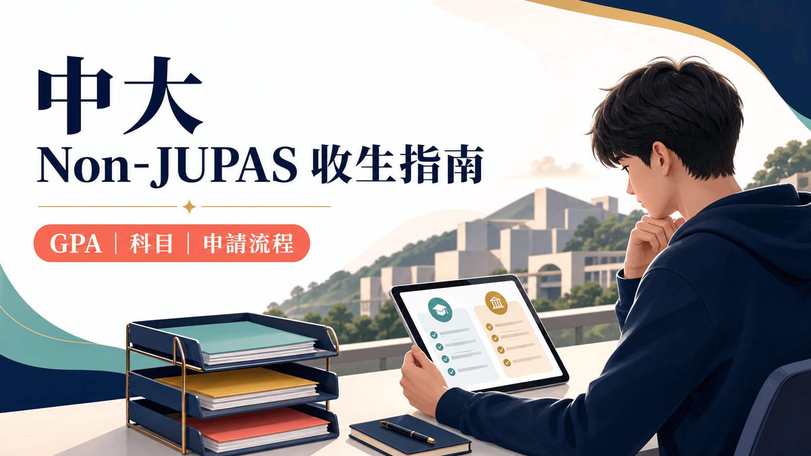 中大 CUHK Non-JUPAS 收生指南|GPA、科目、Year 1 與高年級(Senior Year)