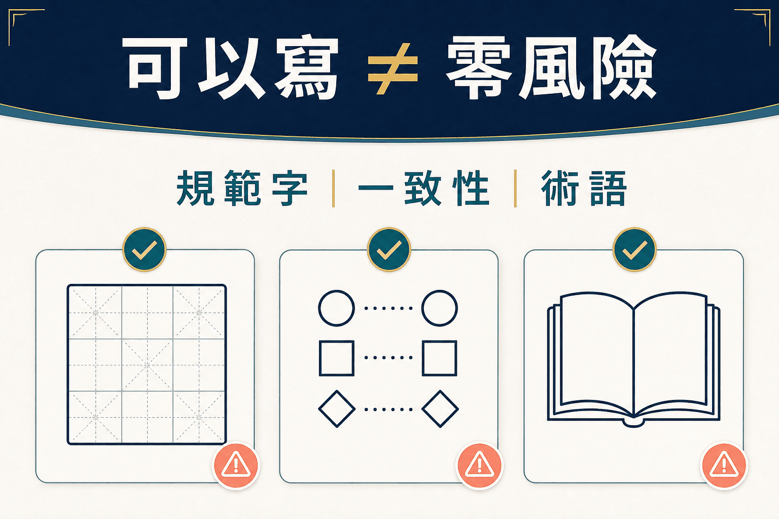 DSE簡體字作答風險清單:規範字、術語歧義、錯別字與可讀性