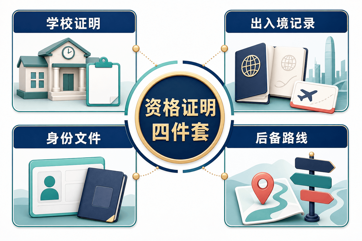 2027 JUPAS的CATI与CATII身份、学校证明、出入境记录及申请后备核对表