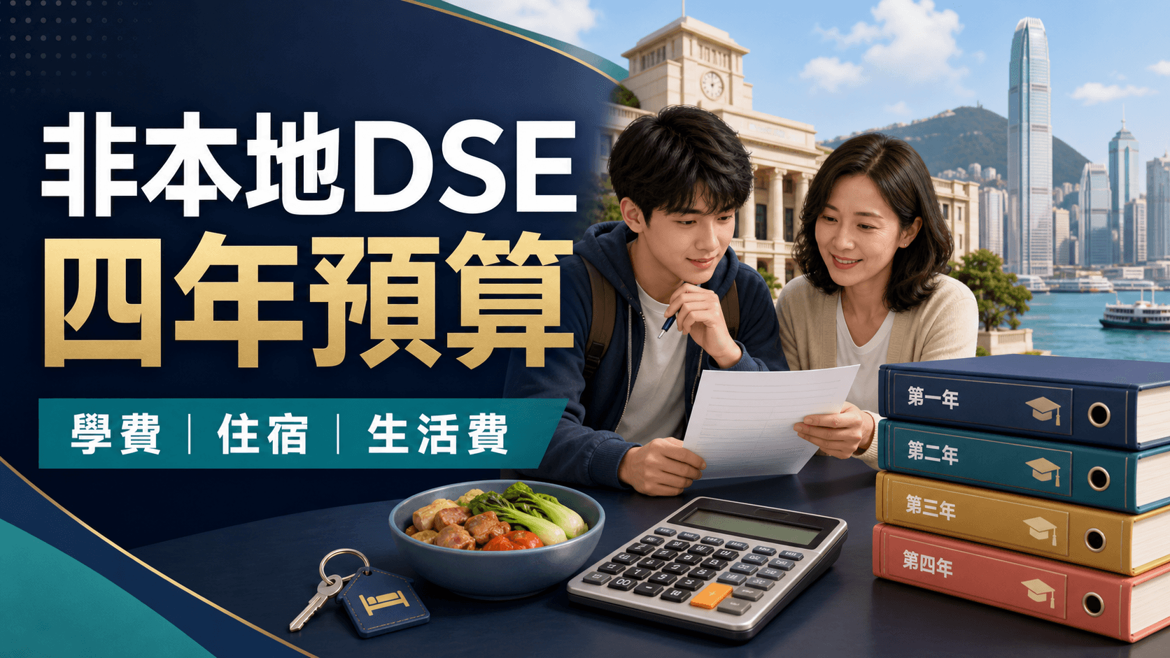 非本地DSE生香港讀大學四年要幾錢?2026/27主要大學學費、住宿與總預算
