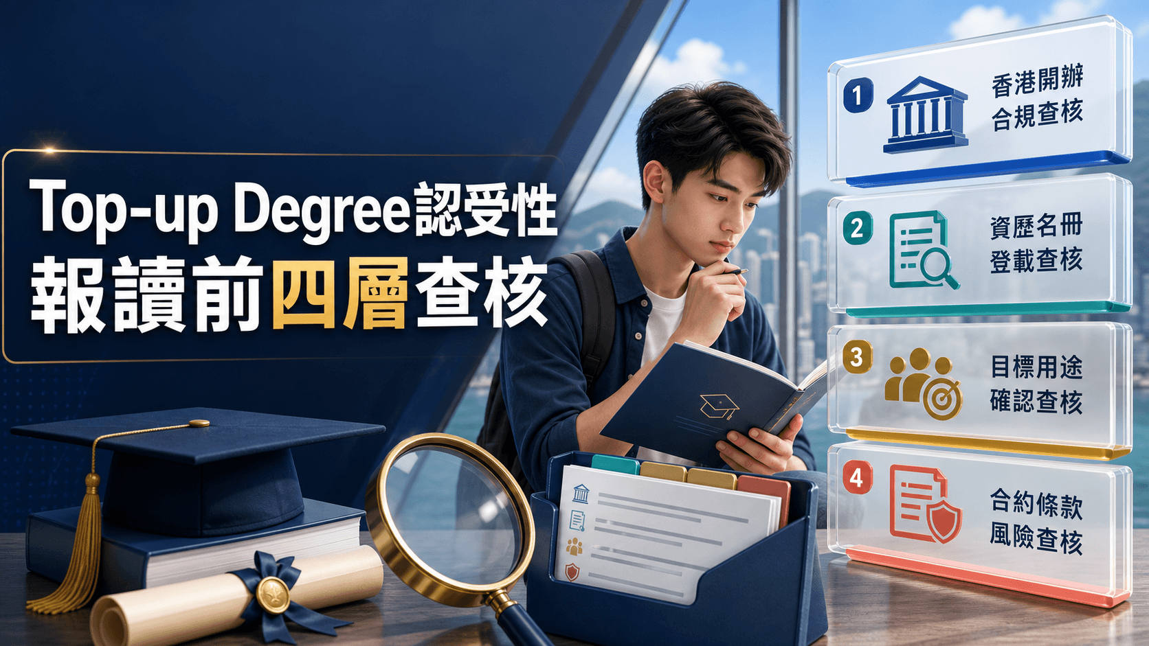 Top-up Degree 認受性點查?香港銜接學位五層核查及避雷清單(2026)