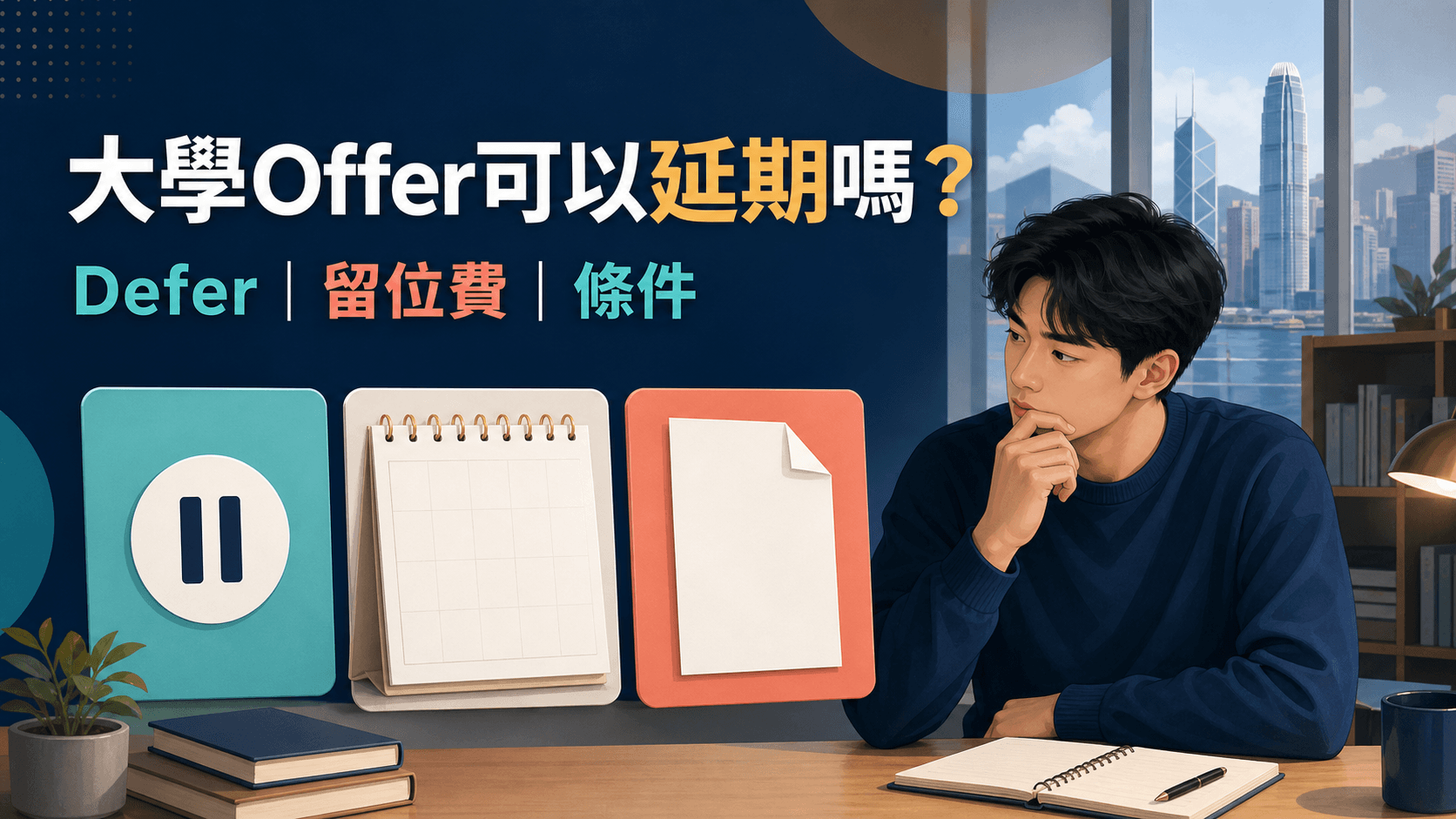 香港大學 Offer 可否 Defer?延期入學與 Gap Year 書面確認清單